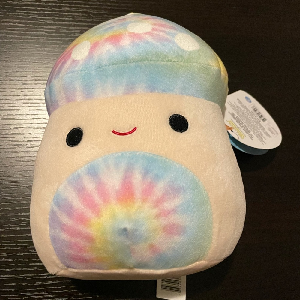 Squishmallows Kervena tie dyed mushrooms